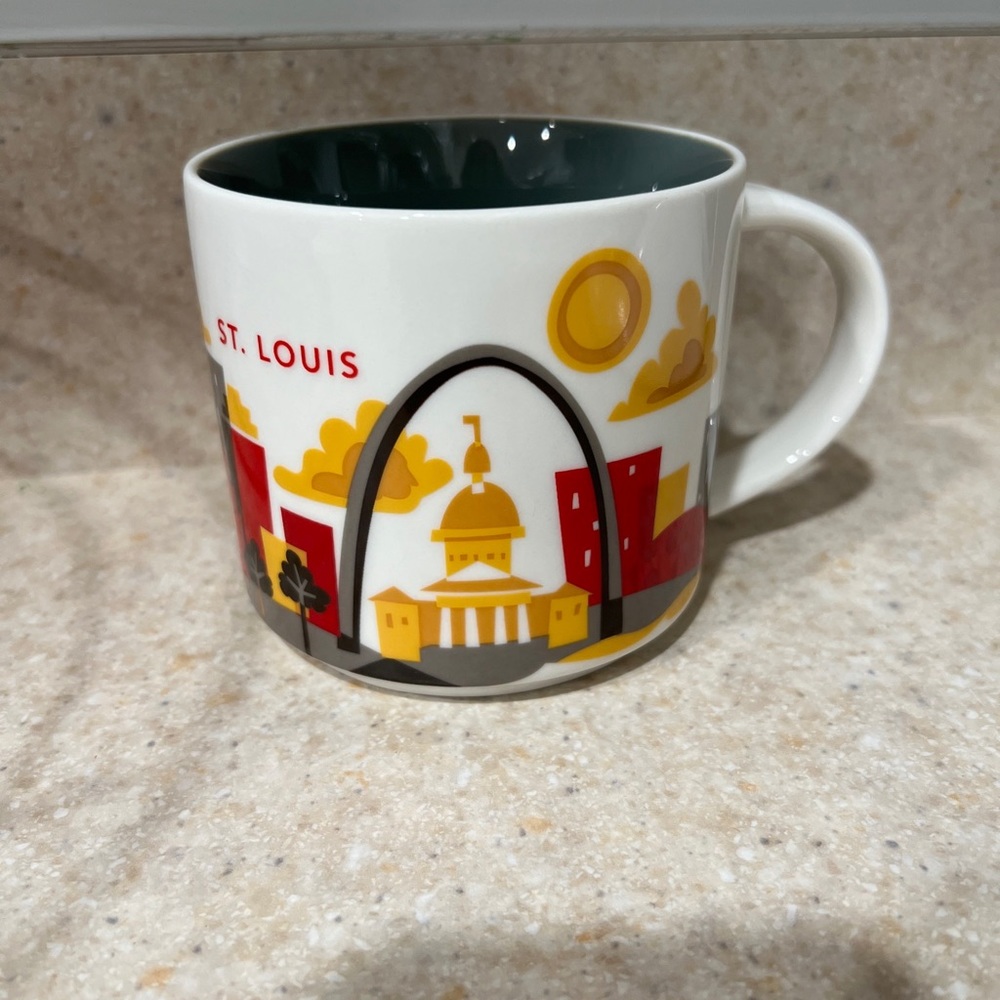 Starbucks St Louis 14 oz Coffee Cup Mug 2015 You Are Here Collection Series